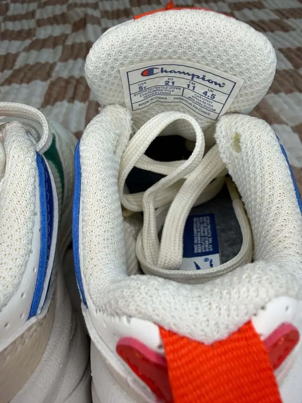 Champion Kinna Retro Size 5T Multi-Color Toddler Sneakers